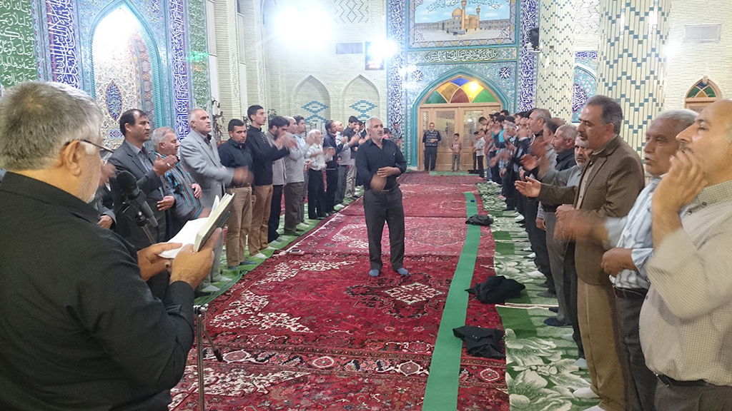گزارش تصویری/ مراسم شب شهادت امام باقر(ع) مسجد امیرالمومنین (ع) بستان آباد