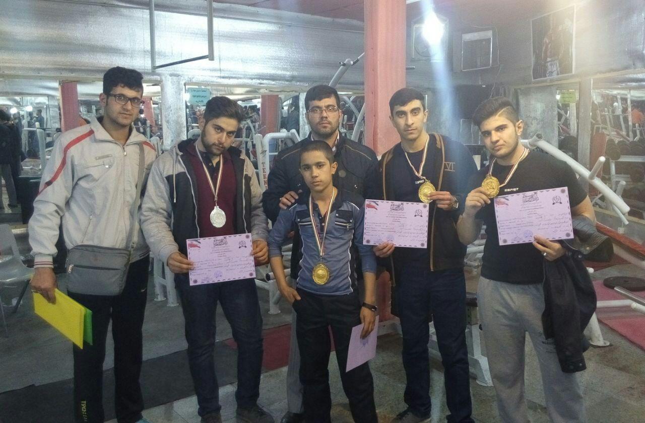 درخشش تیم بستان آباد در مسابقات استانی پرس سینه  انتخابی کشوری